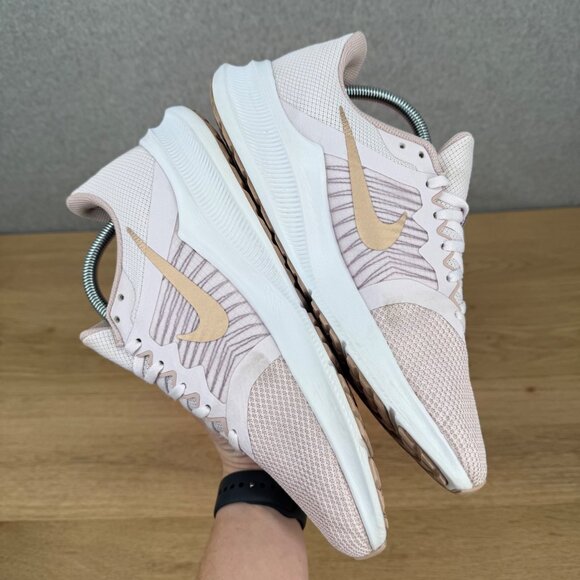 Nike Womens Downshifter 11 Running Shoe Size 11 Pink Rose Gold Active Athletic - Picture 5 of 15
